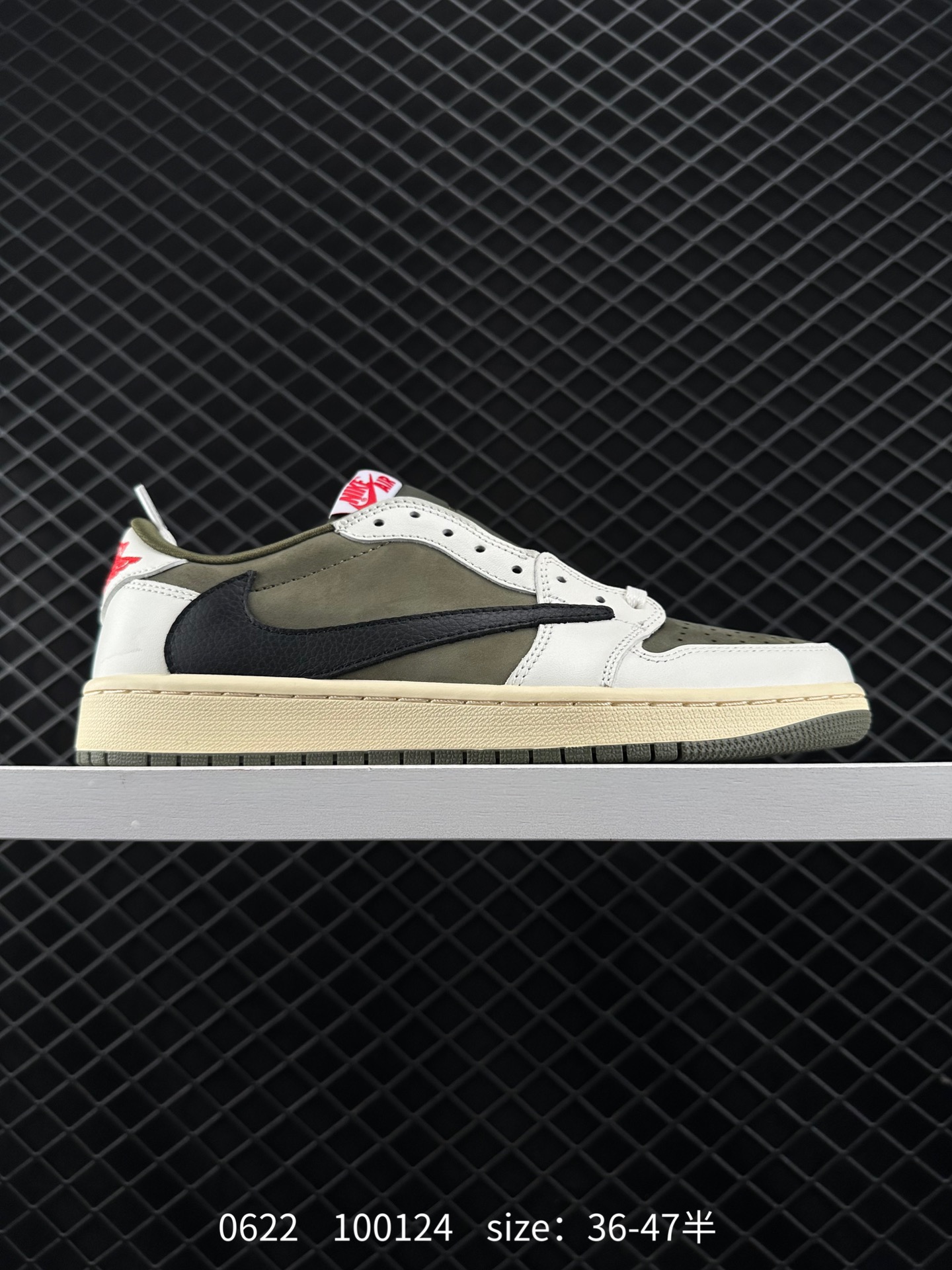 Fragment Design x Travis Scott x Nike Air Jordan 1 Low OG SP”Military Blue”